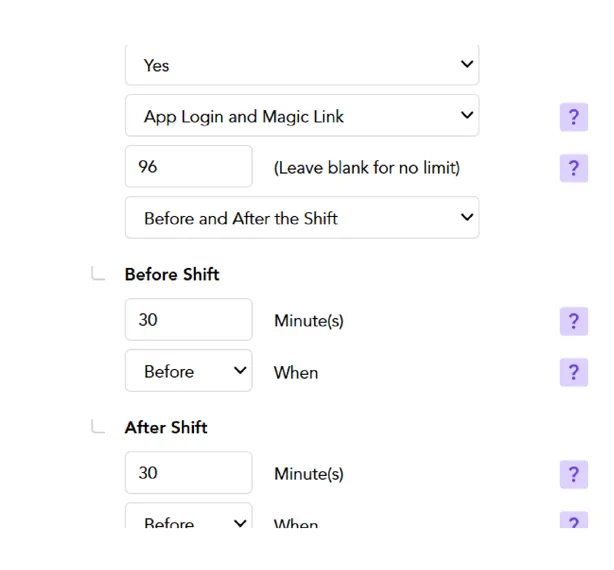 Automatic Shift Notifications foreground image